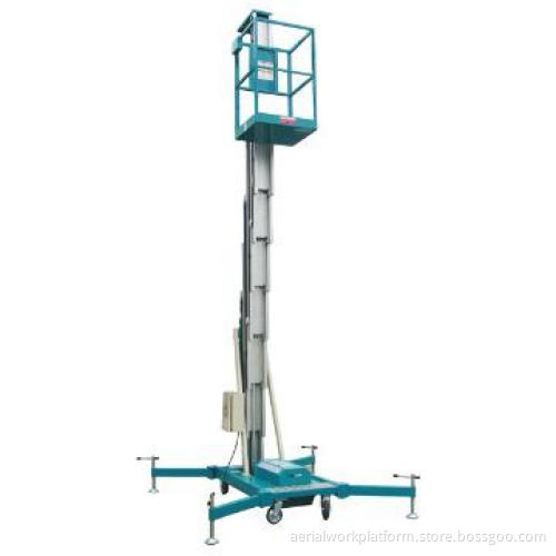 Single Mast Aluminum Aerial Work Platform